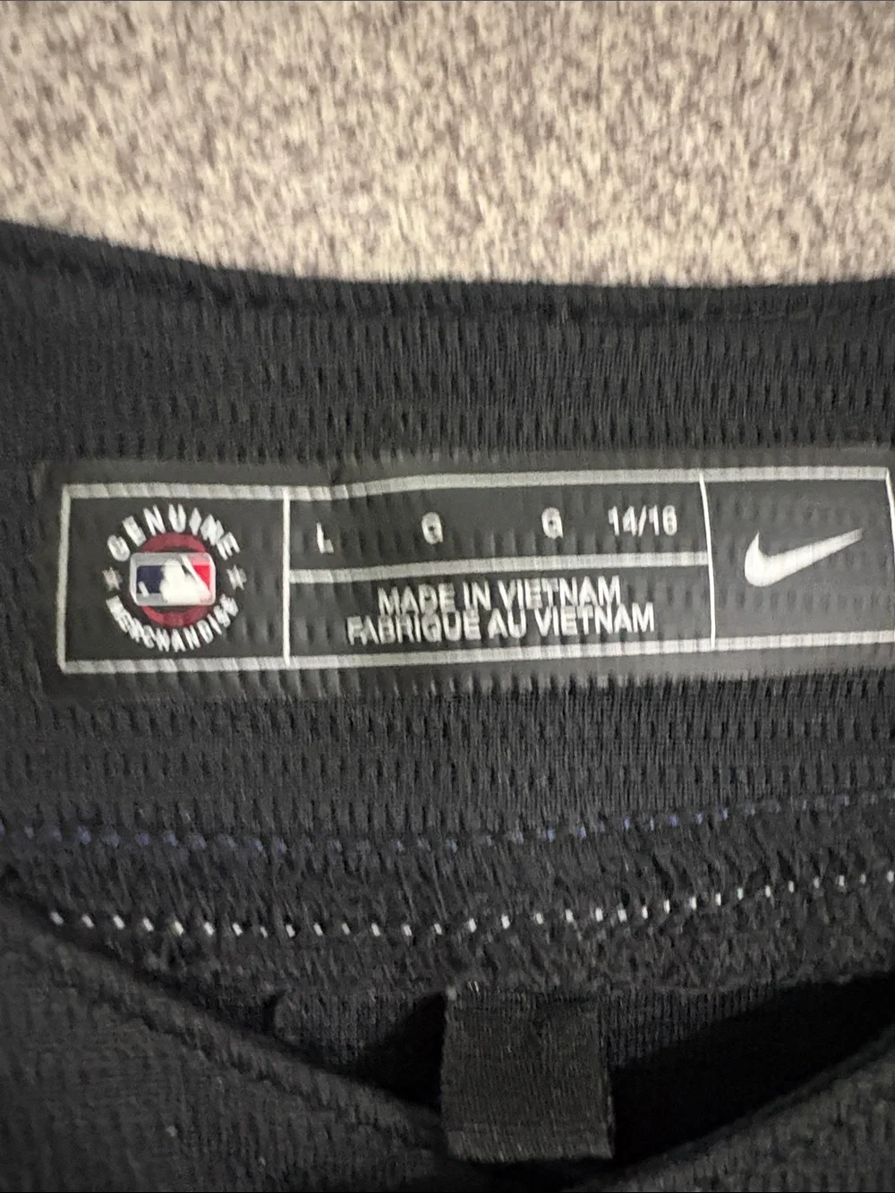Nike Youth Black Dodgers Jersey  (large 14/16)